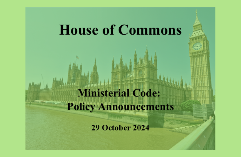 DE Ministerial Code 29Oct24