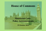 DE Ministerial Code 29Oct24