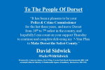 PCC Safer With Sidwick 29Apr24